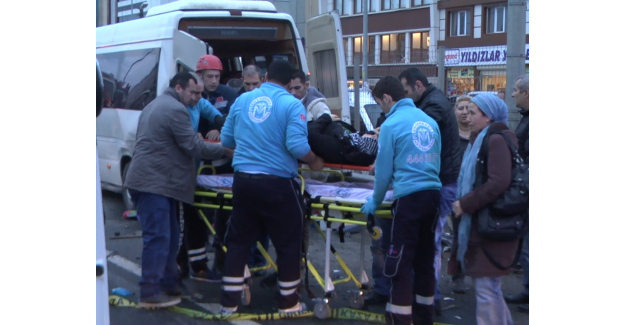 Silivri'de  Trafik Kazası 16 Yaralı