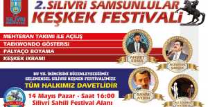 "Silivri Samsunlular Keşkek Festivali" 14 Mayıs Pazar Günü...